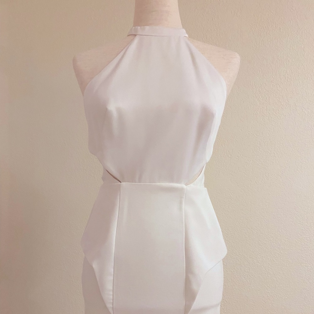 Marciano white halter dress